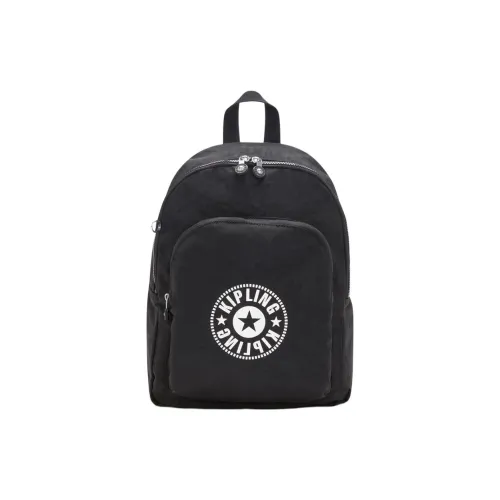 Kipling Polyamide Backpack Medium Size Men's Black