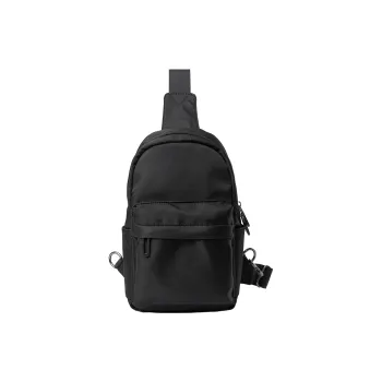 MOYYI Oxford Sling Bag Regular Men's Black