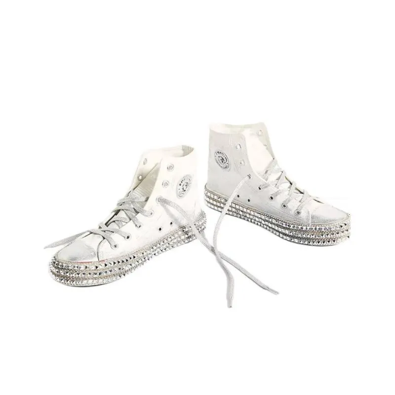 FREE PEOPLE Cruise High-Top Skateboard Shoes Women's White-2