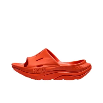 HOKA ONE ONE Ora Recovery Slide 3 Slip Resistant Abrasion Resistant Slide Slippers Unisex Orange