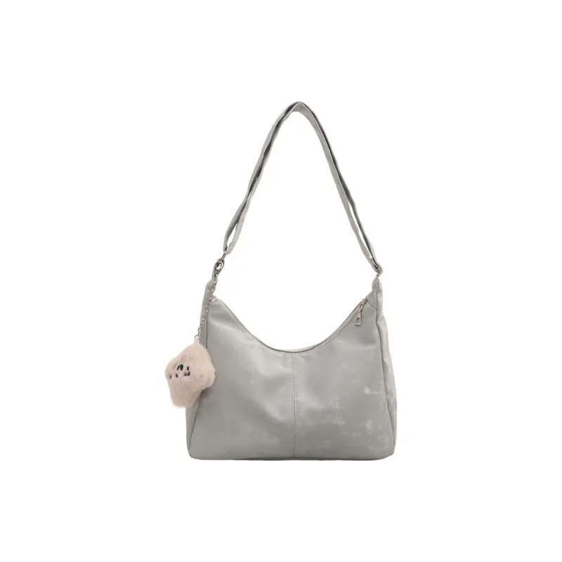 Barang Bear Suede Tote Bag Shoulder Bag Regular Women's Multicolor-5