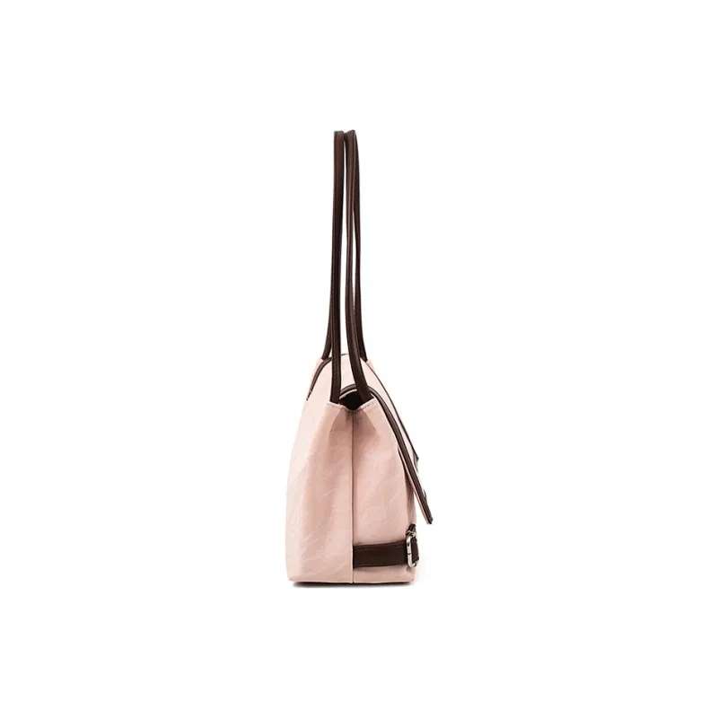 Vigno Synthetic Leather Shoulder Bag Regular Women's Pink/Apricot/Black/Gray/Blue-4