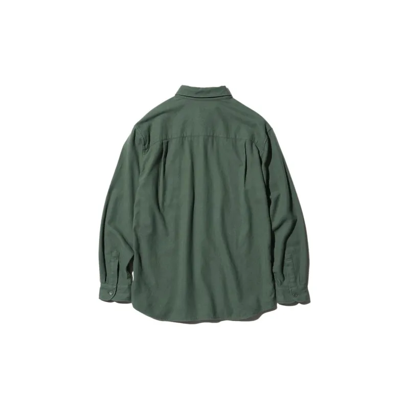 UNIQLO Shirts Men Dark Olive-1