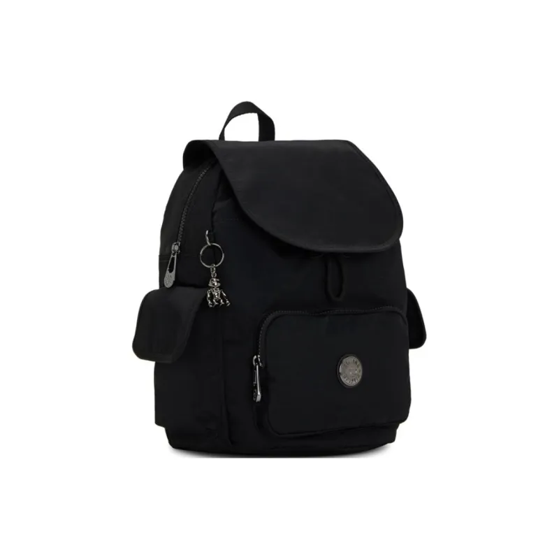 Kipling Recycled Polyamide Backpack Small Size Women's Endless Black-2