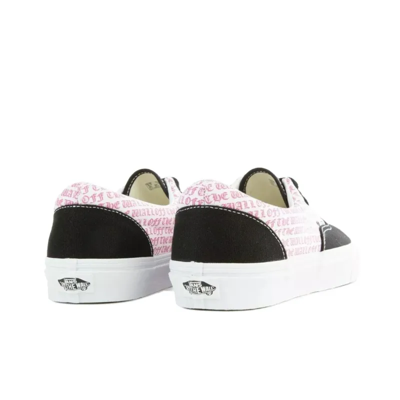 Vans Era Alphabet Black Pink-5
