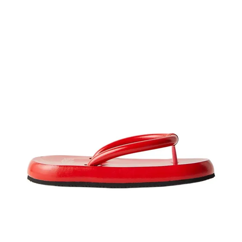 FREE PEOPLE Slip-Resistant Flip Flops Women's Red-1