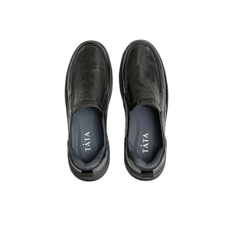 Tata Abrasion Resistant Low Top Casual Shoes Men's Black-2
