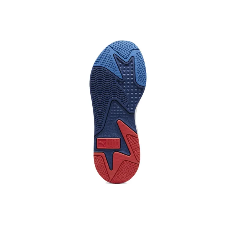 PUMA BMW M Motorsport RS-X Cushioning Anti-Slip And Wear-Resistant Low-Top Casual Shoes Unisex White Blue Red-3