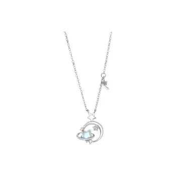 KADER 925 Sterling Silver Necklaces Women's