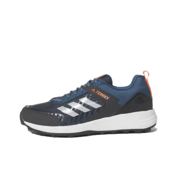 Adidas Garo Trek 21 Anti-Slip Wear-Resistant Low-Top Running Shoes Men's Black Blue