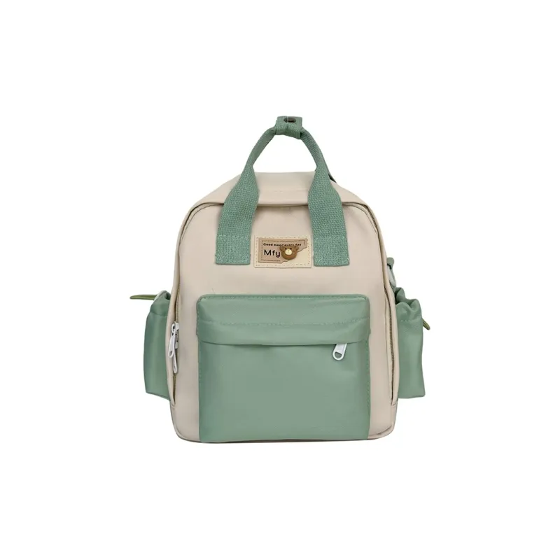 MOK Nylon Backpack Women's Black/Purple/Yellow/Green/Blue-9