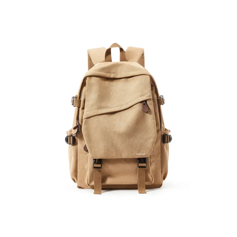 LANDCASE Fabric Backpack Laptop Backpack Unisex Multicolor-75