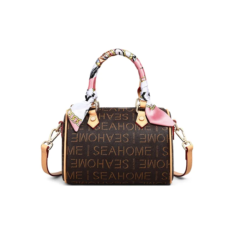 COMELY Synthetic Leather Shoulder Bag Crossbody Bag Handbag Mom Bag Regular Women's Coffee-2