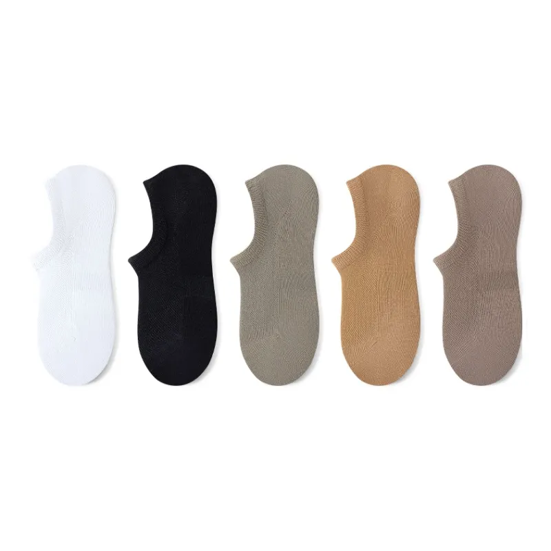MIIOW No-Show Socks Men's 5 Pack-7