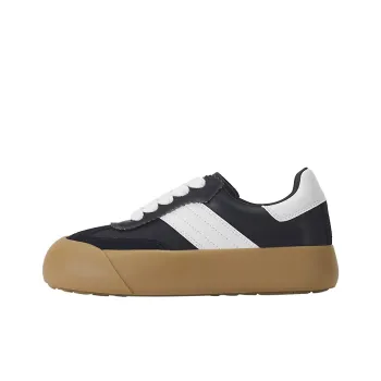 GOOD BAI Anti-Slip Wear-Resistant Low-Top Casual Shoes Unisex Black White Brown