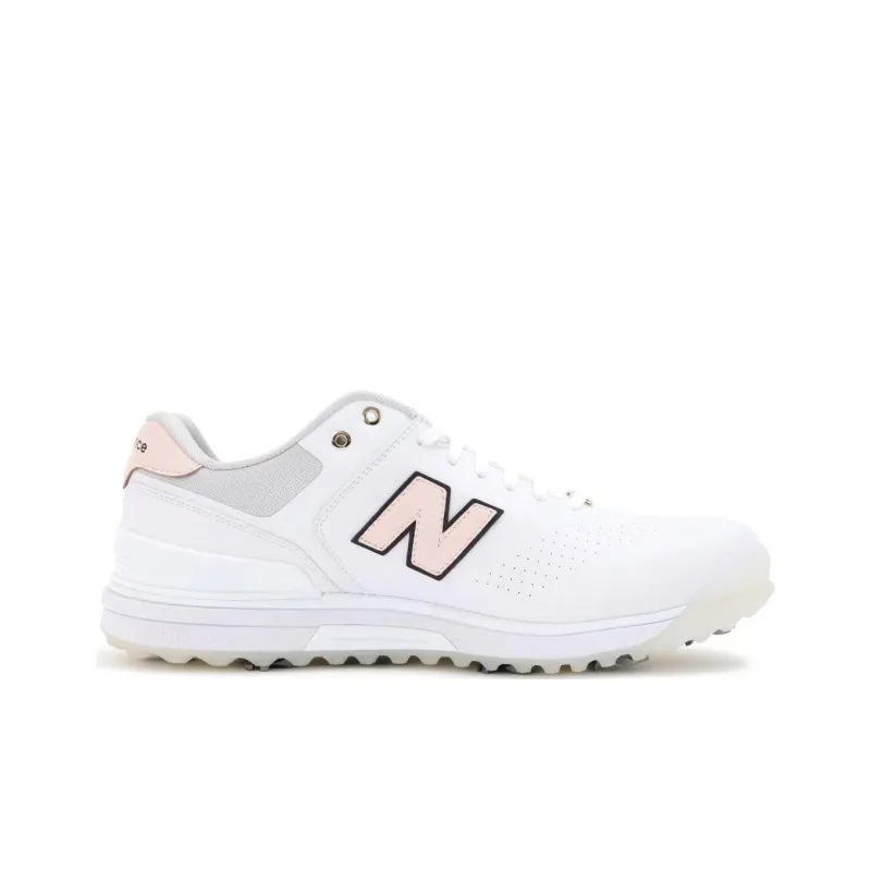 New Balance 3000 V3 Slip Resistant Coverage Low Top Golf Shoes Women's White Pink 2E-1