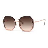 Coffee Edge with Gradient Tea Brown Lens