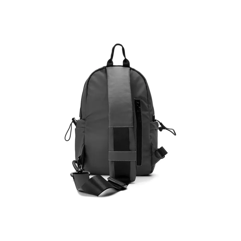 Jeep Adhesive Film Sling Bag Unisex Light Gray/Black-2