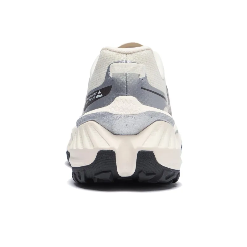 LiNing Dilu Anti Slip Wear Resistant Low Top Trail Running Running Shoes Men's Ecru Silver-5