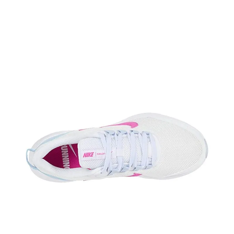Nike Run All Day Cushioning Anti-Slip Wear-Resistant Breathability Low-Top Running Shoes Women's White Purple Blue-3