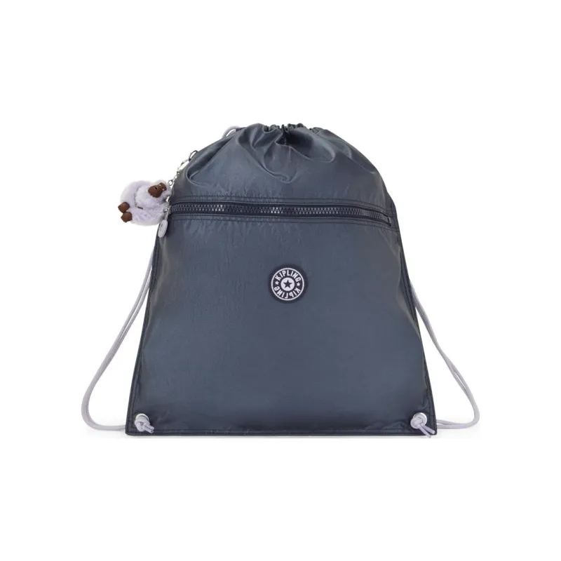 Kipling Polyamide Backpack Medium Size Women's Blue-0