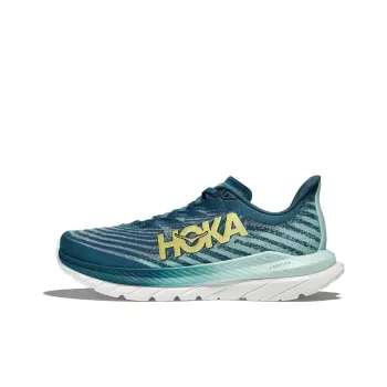 HOKA ONE ONE Mach 5 Cushioning Breathable Low-Top Running Shoes Unisex Green