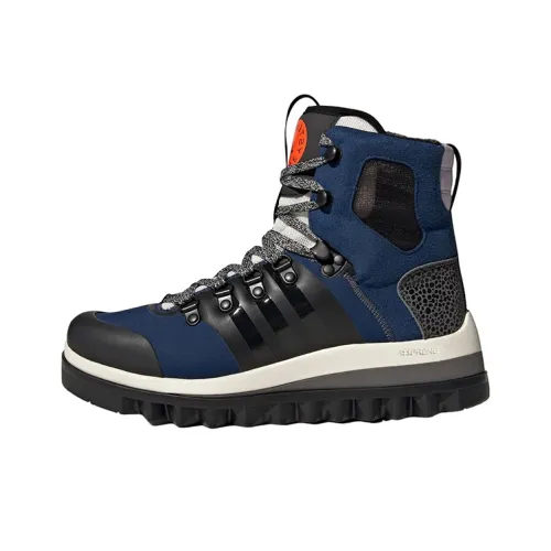 Stella Mccartney X Adidas Eulampis Hiking / Trekking Shoes Women's High-Top Mysterious Blue/No.1 Black/Orange