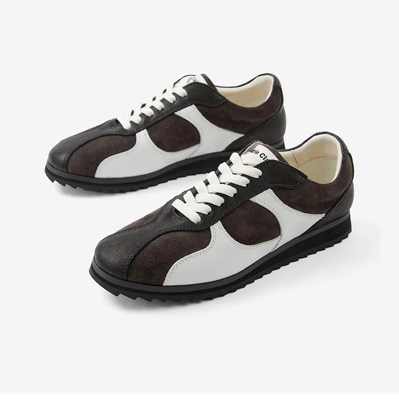Marie Claire Women's Casual Shoes Women's Raw Chocolate Brown+White-1