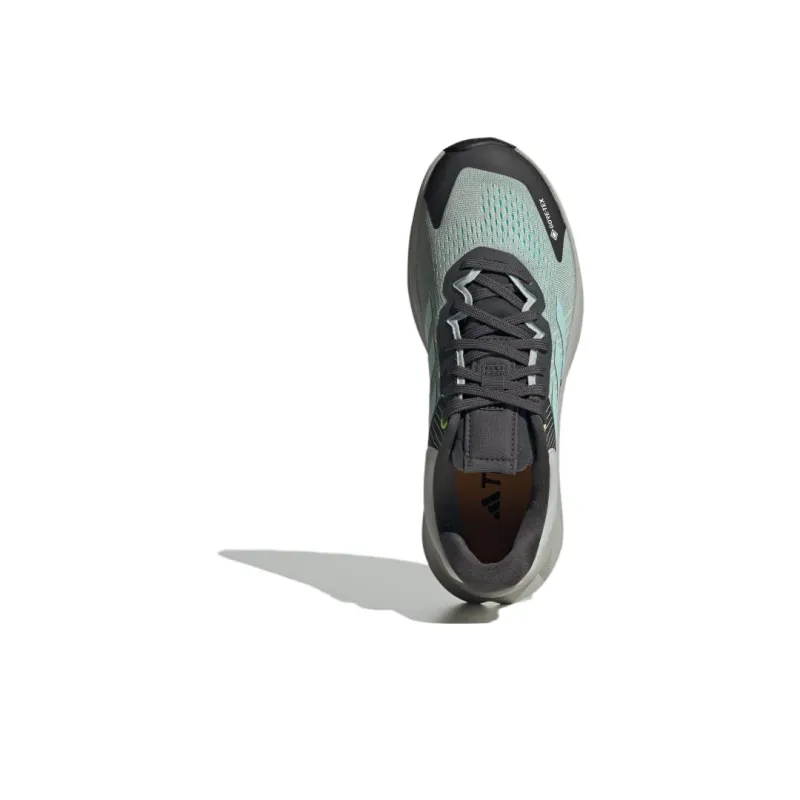 Adidas Terrex Soulstride Flow Gore Tex Wonder Silver Semi Flash Aqua Lucid Lemon Women's-3