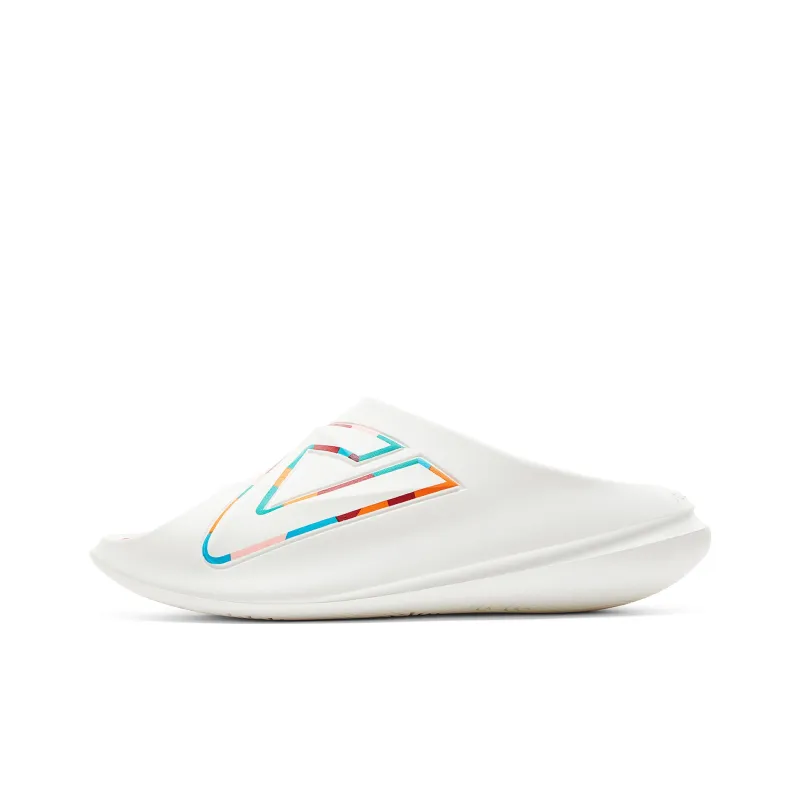 PEAK Very Small Fat Drag Slip Resistant Slide Slippers Men's Milky White Red-0