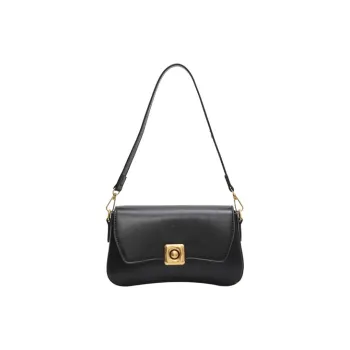 JANE KLAIN PU Small Square Bag, Shoulder Bag, Crossbody Bag, Shoulder Bag Medium Size Women's Black/White/Apricot/Brown