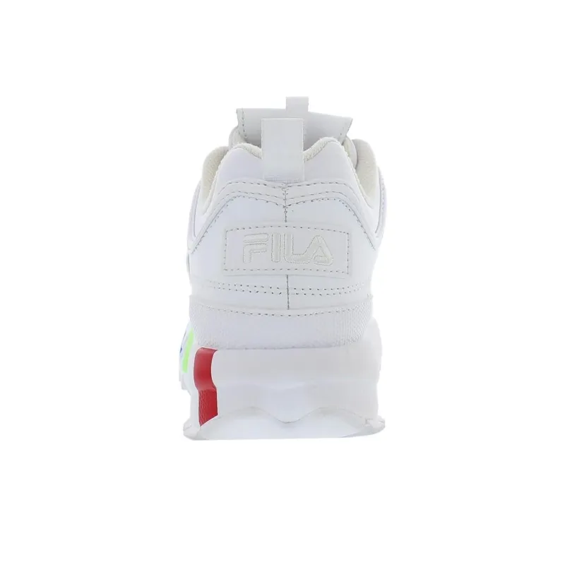 FILA Disruptor 2 Anti Slip Wear Resistant Low Top Tennis Shoes Women's White-2