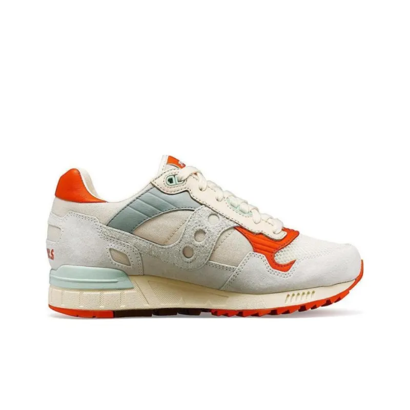 Saucony Shadow 5000 Premium Light Beige Mint Orange-1