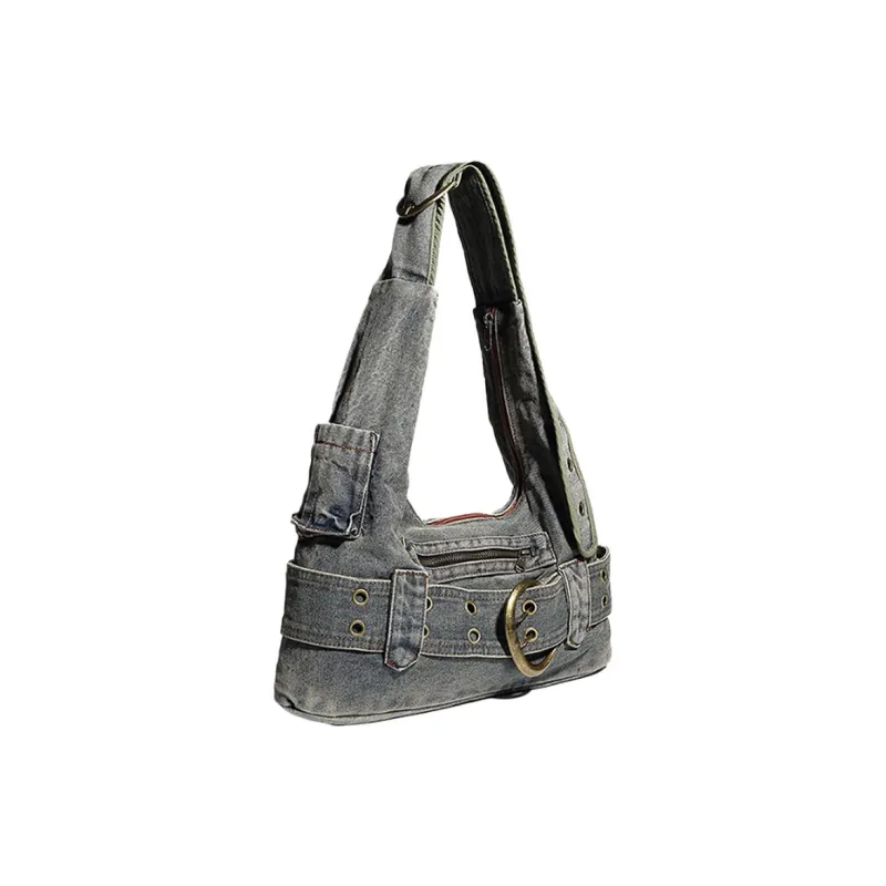 NATTY PU Handbag Crossbody Bag Shoulder Bag Women's Denim Blue-11