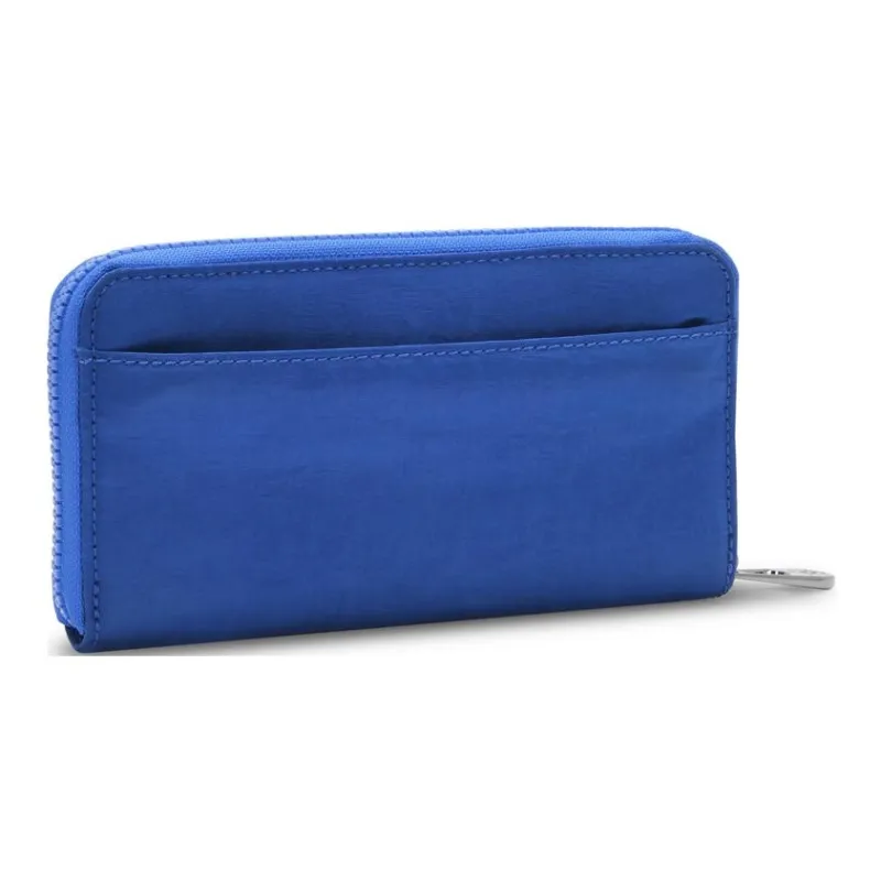Kipling Polyamide Wallet Large Size Women's Satin Blue-2
