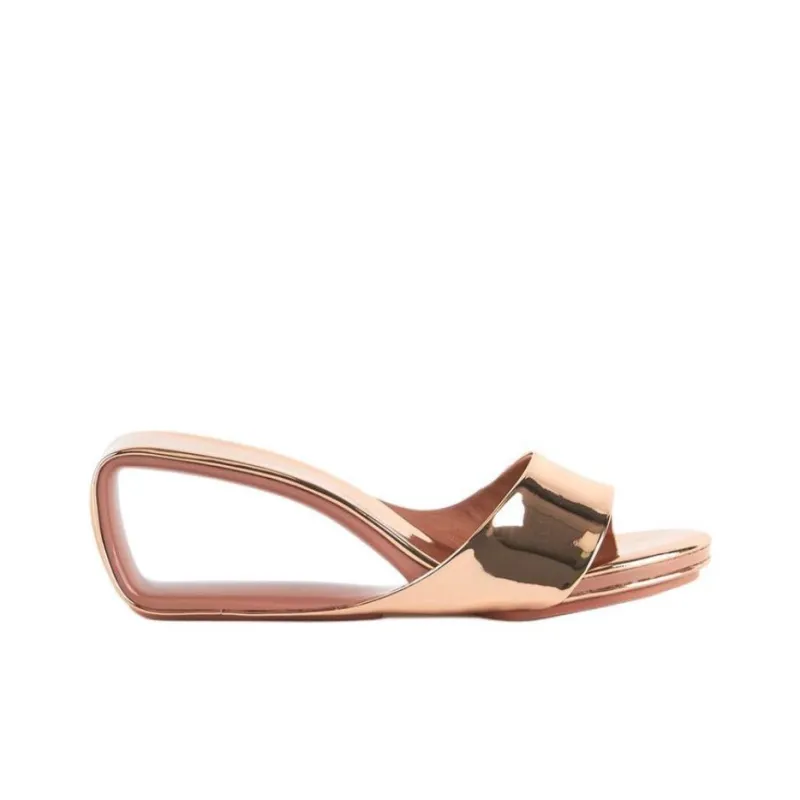 UNITED NUDE Slide Slippers 6.5cm Women's Gold-1