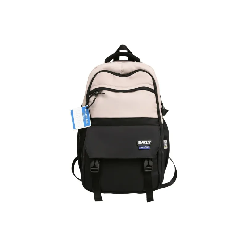 Venerable Brahma Nylon Backpack Regular Unisex Coffee/Gray/Black/Blue-0