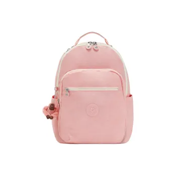 Kipling Polyamide Backpack Large Size Women's Pink Candy