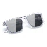 Transparent Gray Frame with Gray Lens