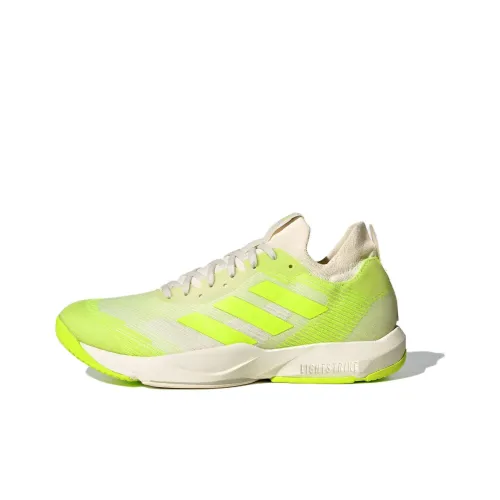 Adidas RAPIDMOVE ADV Cushioning Wear Resistant Low Top Training Shoes Men's Green Yellow