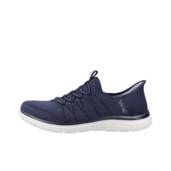 Skechers Slip Ins Abrasion Resistant Breathable Low Top Casual Shoes Women's Blue