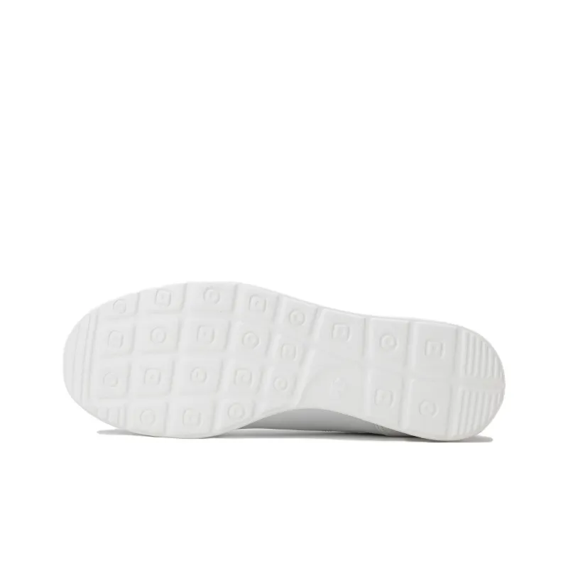DESCENTE Crontempo Shock Absorbers With Slip Resistant Features Low Top Running Shoes Unisex White Red Gold-4