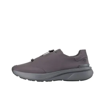 DESCENTE Anti Slip Wear Resistant Low Top Casual Running Shoes Unisex Purple Gray