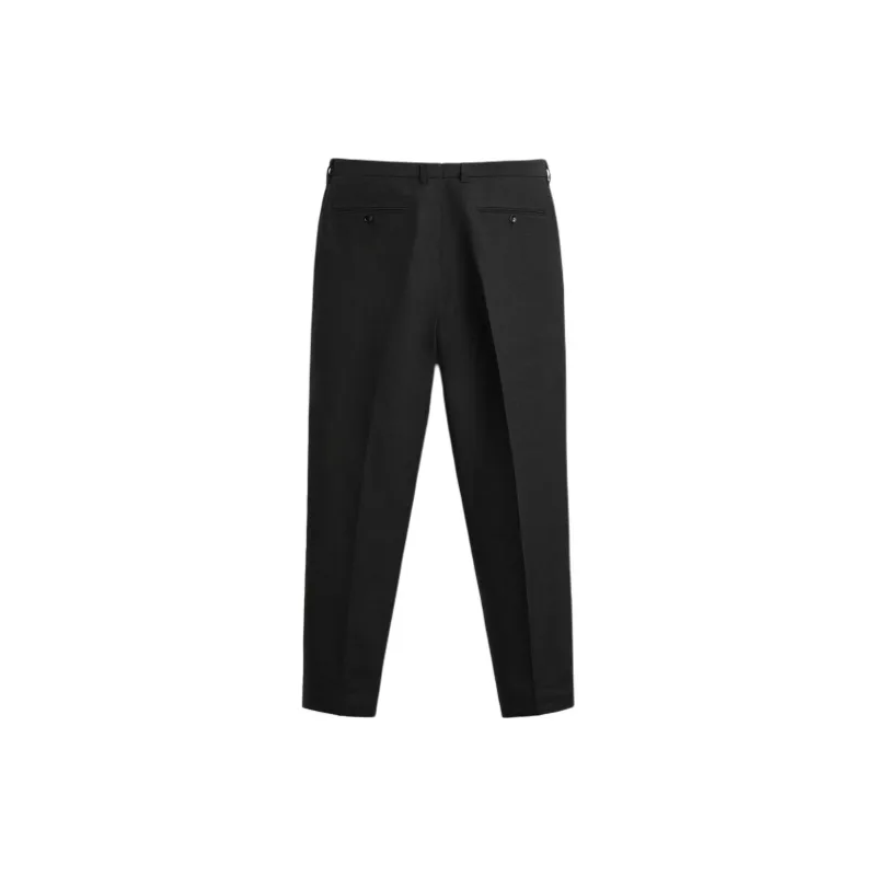 ZARA Suit Trousers Men Black-1