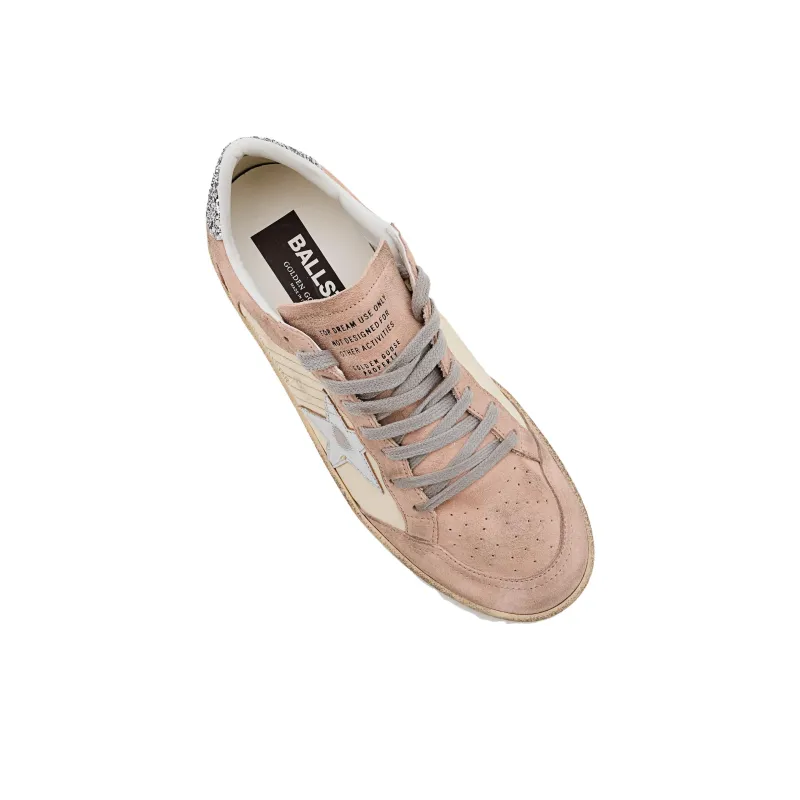 Golden Goose Ballstar Low Top Skateboard Shoes Women's Pink-4