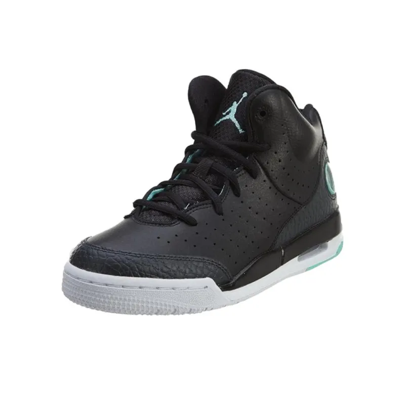 Jordan Flight Tradition Black/Hyper Turquoise White-2