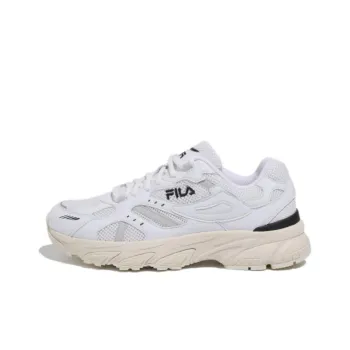 FILA Ray Cushioning Wear-Resistant Low-Top Casual Shoes Unisex White Korean Style