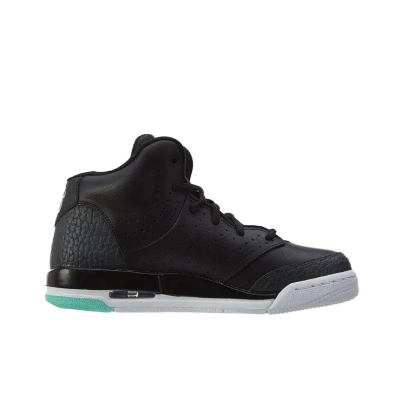 Jordan Flight Tradition Black/Hyper Turquoise White-1