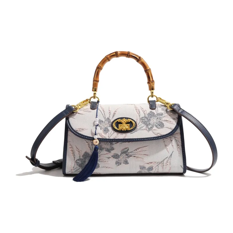 MISS GAIL Artificial Leather Shoulder Bag, Crossbody Bag, Handbag Regular Women's Blue-0