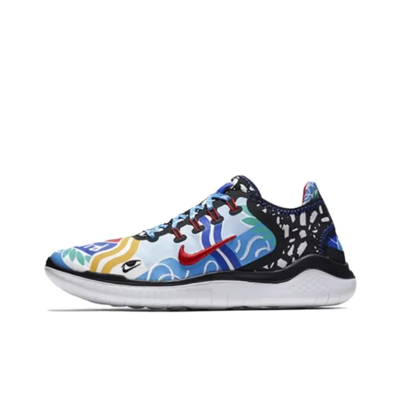 Nike SB Free Anti-Slip Wear-Resistant Low-Top Casual Running Shoes Women's Blue Black-0